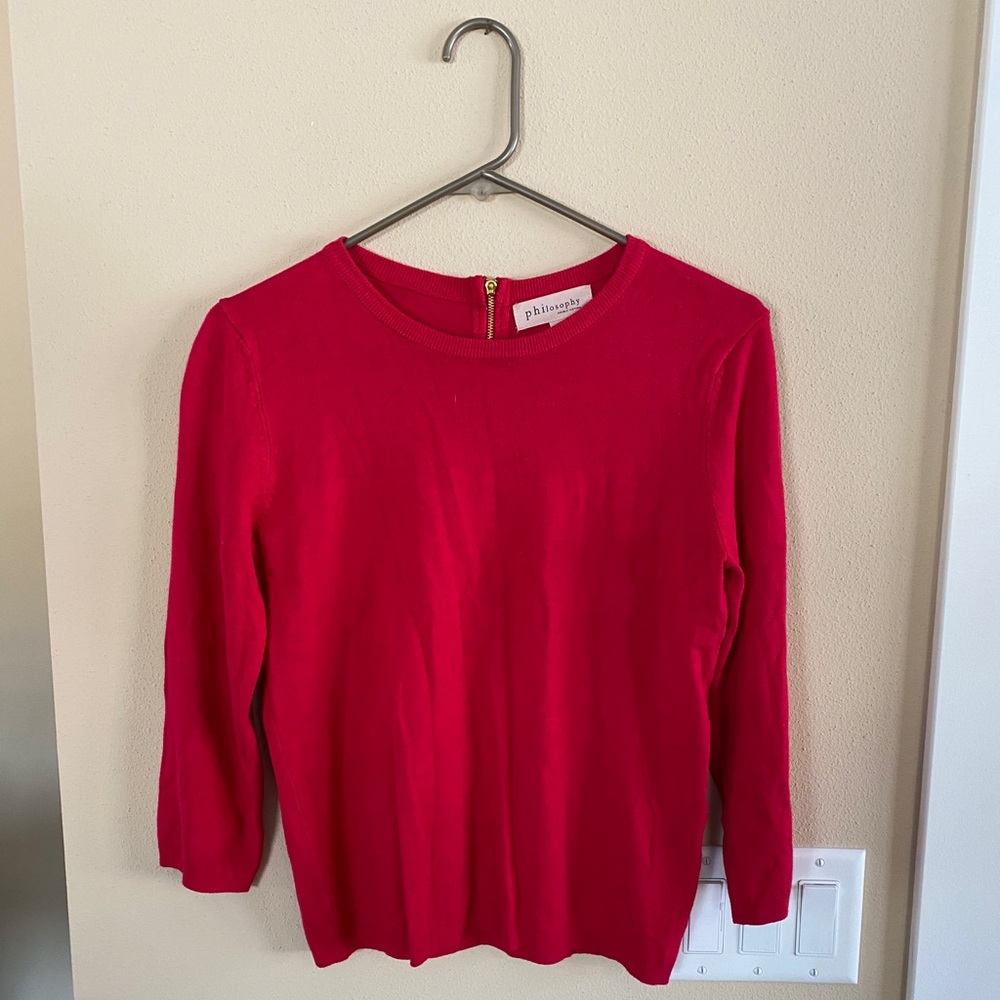 Deep hot pink Philosophy sweater
